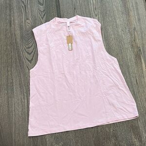 NWT Skims New Vintage Raglan Tank Crewneck Pullover Sleeveless Cherry Blossom 3X